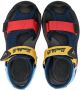 Miki House logo-print touch-strap sandals Blue - Thumbnail 3