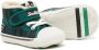 Miki House tartan check-pattern touch-strap sneakers Green - Thumbnail 2