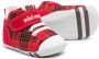 Miki House tartan touch-strap sneakers Red - Thumbnail 2