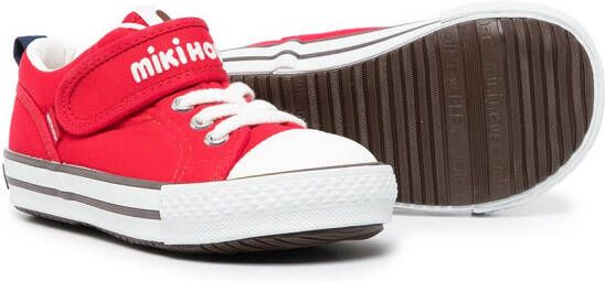 Miki House touch-strap sneakers Red