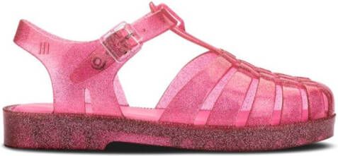 Mini Melissa buckle-fastening jelly sandals Pink