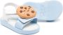 Mini Melissa cookie-patch open-toe sandals White - Thumbnail 2