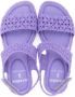 Mini Melissa embroidered sling-back sandals Purple - Thumbnail 3