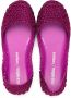 Mini Melissa glitter-effect ballerina shoes Pink - Thumbnail 3