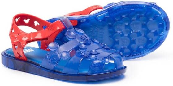 Mini Melissa Mickey Mouse-detail jelly shoes Blue