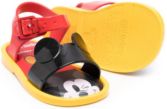 Mini Melissa Mickey Mouse sandals Red