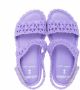 Mini Melissa open-toe touch-strap sandals Purple - Thumbnail 3