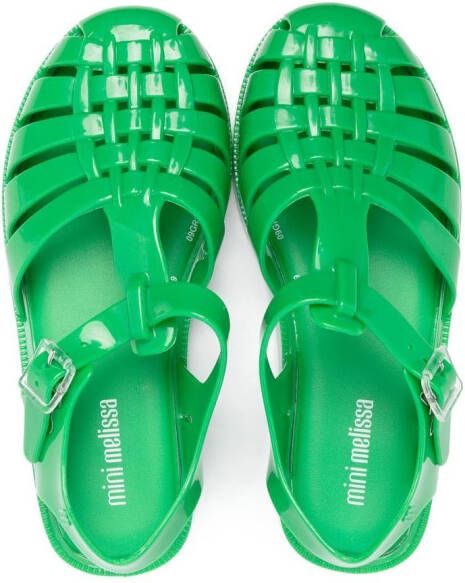 Mini Melissa Possession closed-toe sandals Green