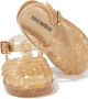 Mini Melissa Possession glitter jelly sandals Gold - Thumbnail 2