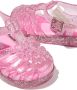 Mini Melissa Possession glitter jelly sandals Pink - Thumbnail 2