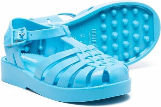 Mini Melissa strap-design sandals Blue