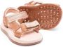 Mini Melissa strappy glitter sandals Pink - Thumbnail 2