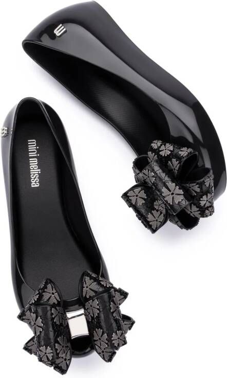 Mini Melissa Ultragirl ballerina shoes Black