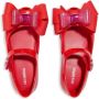 Mini Melissa Ultra Sweet bow-detail ballerina shoes Red - Thumbnail 4