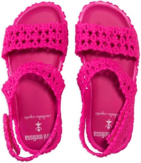 Mini Melissa x Isabela Capeto jelly sandals Pink