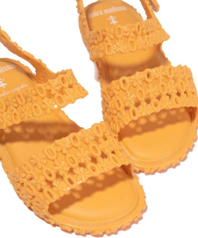 Mini Melissa x Isabela Capeto jelly sandals Yellow