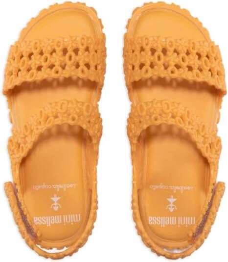 Mini Melissa x Isabela Capeto jelly sandals Yellow