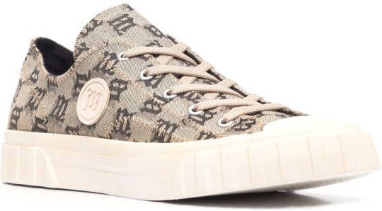 MISBHV monogram lace-up sneakers Neutrals