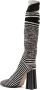 Missoni 115mm striped knitted boots Black - Thumbnail 3