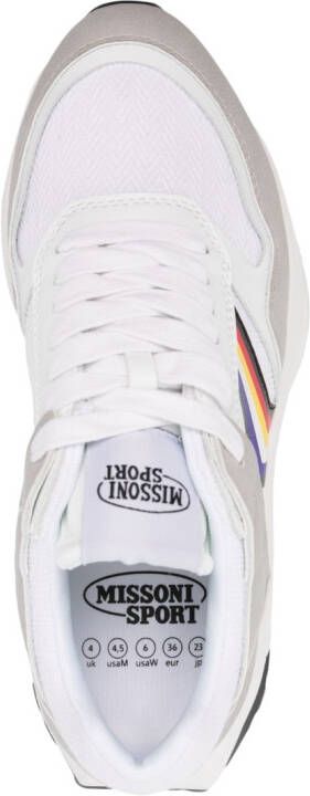 Missoni chevron-detail low-top sneakers White