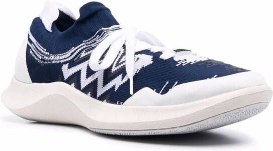 Missoni embroidered low-top sneakers Blue