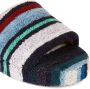 Missoni Home striped patterned slippers Black - Thumbnail 3