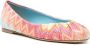 Missoni Iris Wave-knit ballerina shoes Pink - Thumbnail 2