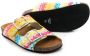 Missoni Kids double-buckle slip-on sandals Yellow - Thumbnail 2