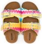 Missoni Kids double-buckle slip-on sandals Yellow - Thumbnail 3