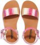 Missoni Kids patterned-knit flat sandals Pink - Thumbnail 3