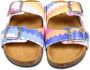 Missoni Kids zigzag-print leather sandals Blue - Thumbnail 3