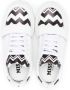 Missoni Kids zigzag-print panelled leather sneakers White - Thumbnail 3