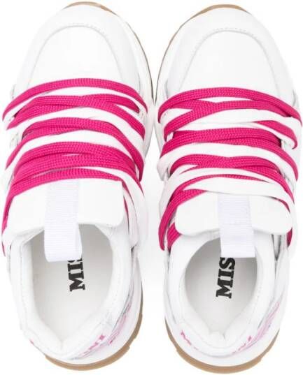 Missoni Kids zigzag-print sneakers White