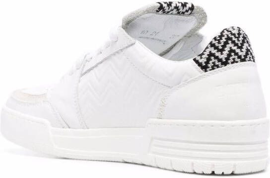 Missoni low-top leather sneakers White