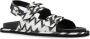 Missoni zigzag-knit buckled sandals Black - Thumbnail 2