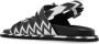 Missoni zigzag-knit buckled sandals Black - Thumbnail 3