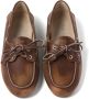 Miu bleached leather loafers Brown - Thumbnail 4