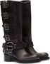 Miu buckle-detail leather boots Black - Thumbnail 2