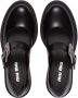 Miu chunky buckle-fastening loafers Black - Thumbnail 4