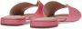 Miu crystal-embellished satin sandals Pink - Thumbnail 3