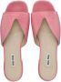 Miu crystal-embellished satin sandals Pink - Thumbnail 4
