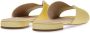 Miu crystal-embellished satin sandals Yellow - Thumbnail 3