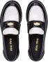 Miu leather penny loafers Black - Thumbnail 4