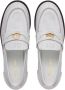 Miu leather penny loafers White - Thumbnail 4