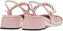 Miu leather slingback pumps Pink - Thumbnail 3