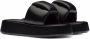 Miu padded leather sandals Black - Thumbnail 2