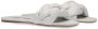 Miu padded quilted flat sandals White - Thumbnail 2