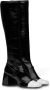 Miu patent-leather block heel boots Black - Thumbnail 2