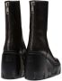 Miu platform leather boots Black - Thumbnail 3