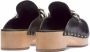 Miu studded chain-strap leather clogs Black - Thumbnail 3